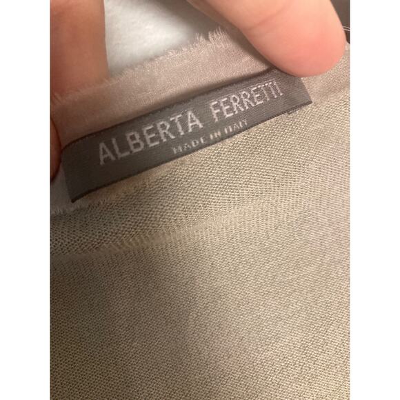 Alberta Ferretti Cashmere & Silk Cardigan Sweater Luxurious & Lovely ~ Sz M - Picture 6 of 10